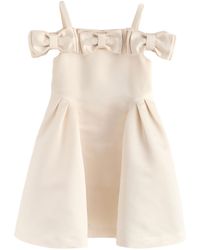 Ted Baker - Satinkleid Baker by Ted festliches Bardot-Kleid aus Satin (1-tlg) - Lyst