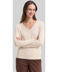 Tom Tailor - Strickpullover Pullover & Strickjacken Strickpullover Mit V-Ausschnitt - Lyst