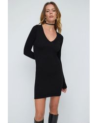 No Matter What - Minikleid V-Ausschnitt Kurzes Kleid - Lyst