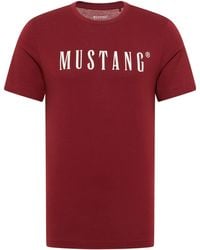 Mustang - Kurzarmshirt T-Shirt - Lyst