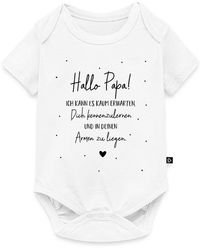 Spreadshirt - Kurzarmbody Hallo Papa Geschenk Geburtstag Spruch Kurzarm Tages Baby Body (1-tlg) - Lyst