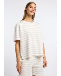 Frieda & Freddies - T- Sweat-shirt mit Label-Applikationen - Lyst