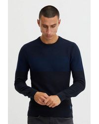 Blend - Strickpullover Bhnapinoa Stilvoller Feinstrick-Pullover Mit Rundhalsausschnitt - Lyst