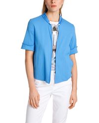 Marc Cain - Sommerjacke "Sports Beach Point" Premium mode Jacke im Materialmix - Lyst