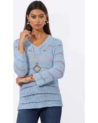 Creation L - Strickpullover 3/4 Arm-Pullover - Lyst