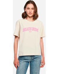 F4NT4STIC - Shirt Beach Bum Summer Varsity Retro Premium Qualität - Lyst