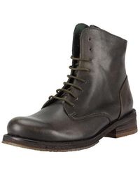 Felmini - Stiefelette Leder Schnürstiefelette - Lyst