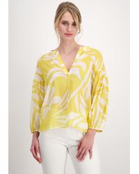 Monari - Schlupfbluse mit Tropicalprint - Lyst