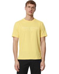 Marc O' Polo - T-Shirt mit tonigem Label-Print vorne - Lyst