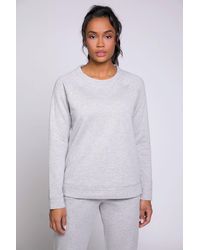 Gina Laura - Sweatshirt Sweater extraweich Rundhals Raglan-Langarm - Lyst