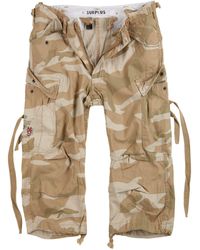 Trooper - Cargoshorts Engineer 3/4 Baumwolle Sommer Shorts Kurze Hose Army - Lyst