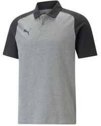 PUMA - Poloshirt Shirt teamCup Casuals Polo mit Knopfleiste und (1-tlg) - Lyst
