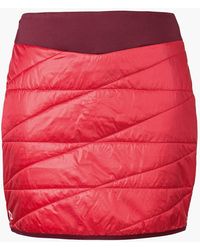 Schoeffel - Minirock Stamps Thermo Skirt dk. rot - Lyst