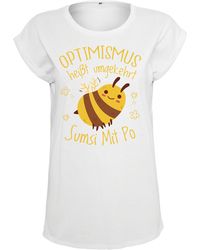 Youth Designz - Print- "Optimismus Sumsi Po" T-Shirt Statement Geschenk Motiv mit lustigem Aufdruck für Frauen - Lyst