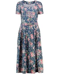 BERWIN & WOLFF - & Trachtenkleid Kleid blau geblümt im floralen Dessin - Lyst