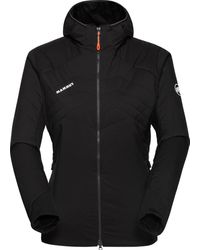 Mammut - Funktionsjacke Rime Light IN Flex Hooded Jacket Women black - Lyst