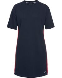 Superdry Sweatkleid GEORGIA SHORT SLEEVE SWEAT DRESS - Blau