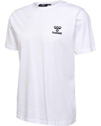 Hummel - Kurzarmshirt hmlFav Logo T-Shirt WHITE - Lyst