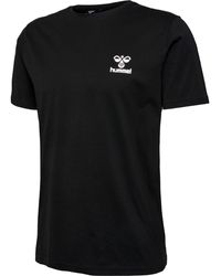 Hummel - Kurzarmshirt hmlFav Logo T-Shirt BLACK - Lyst