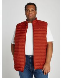 Tommy Hilfiger - Steppweste BT-PACKABLE RECYCLED VEST-B Große Größen mit Logostickerei - Lyst