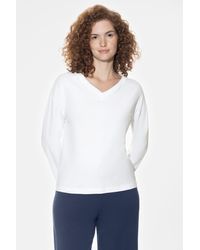 Mey - Pyjamaoberteil Serie Relaxed Nights Uni (1-tlg) - Lyst
