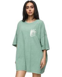 Worldclassca - Oversized T-Shirt Sommer Oberteil PRINT - ERDBEERE - STRAWBERRY - Lyst