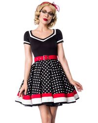 Belsira - A-Linien- 50er Jahre Pin Up Rockabilly Kleid Jersey Tanzkleid Retrokleid Minikleid - Lyst