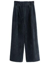 Next - Palazzohose Hose Aus Cord Mit Weitem Bein (1-Tlg) - Lyst