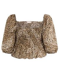 Liu Jo - Crepebluse – Elegante -Tunika mit Animal-Print - Lyst