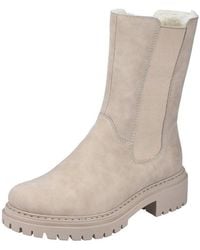 Rieker - Chelseaboots Stiefelette, Boots Mit Breitem Stretch An Der Seite - Lyst