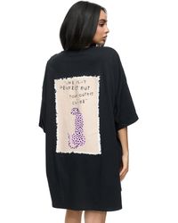 Worldclassca - Oversized ANIMAL -Shirt Sommer Oberteil PRINT - LIFE ISN ́T PERFECT BUT YOUR OUTFIT CAN BE - VINTAGE - Lyst
