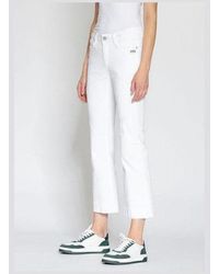 Gang - 5-Pocket- Jeans verkürzt weiß - Lyst