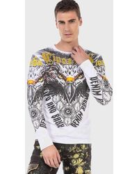 Cipo & Baxx - T-Shirt Sweatshirts mit Adler-Frontprint - Lyst