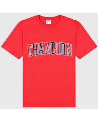 Champion - Kurzarmshirt Crewneck T-Shirt - Lyst