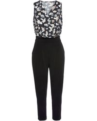 Lascana - Overall mit bedrucktem Oberteil, eleganter Jumpsuit, Business-Look, festlich - Lyst