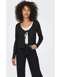 ONLY - Strickjacke ONLCARLOTTA L/S STRING CARDIGAN JRS - Lyst