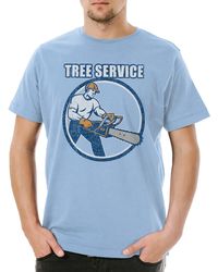 Urban Backwoods - Print- Tree Service IV T-Shirt Hellblau Größe XL - Lyst