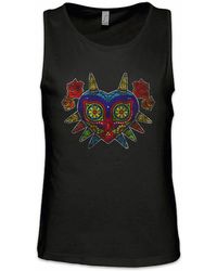 Urban Backwoods - Tanktop Mexican Majora's Mask Ärmelloses T-Shirt Horror Kid Zelda Game Kult Bedruckt - Lyst