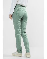 Cecil - Gerade Jeans Middle Waist - Lyst