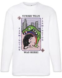 Urban Backwoods - Langarmshirt Farmington Strike Team Card Langarm T-Shirt Kurt Vic Mackey The Shield - Lyst