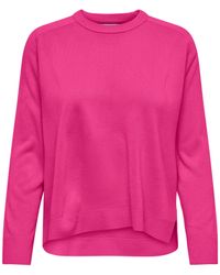 ONLY - Sweatshirt ONLSUNNY LS LOOSE O-NECK CC KNT - Lyst