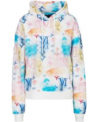 19V69 Italia by Versace - Hoodie KARA ICON mit buntem Allover-Print und lässigem Schnitt, auffälliger Look - Lyst