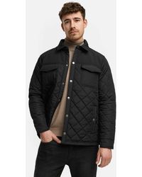 INDICODE - Steppjacke INDome Gestepptes Overshirt mit Kontrastfutter - Lyst