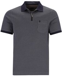 Hajo - Softknit-Poloshirt in Minimaljacquard - Lyst