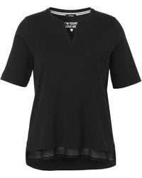 FRAPP - V-Shirt in hochwertiger Baumwollqualität - Lyst