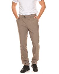 SELECTED - Stoffhose Stoff- Ausgeh- Slim-Carlo Flex Structure 16074317 Business-Hose Beige - Lyst