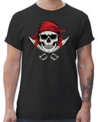 Shirtracer - T-Shirt Böser , Piraten Totenkopf, Pirates, Seeräuber, Freibeuter Pirat - Lyst