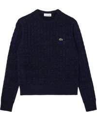 Lacoste - Strickpullover mit Wolle - Lyst