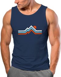 Neverless - Tanktop Tank-Top Berge Wandern Bergmotiv Aufdruck Printshirt Gebirge mit Print - Lyst