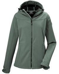 Killtec - Softshelljacke Kos 481 Wmn Sftshll Jckt Wind- U Wasserabweisend, Verstellbare Kapuze - Lyst